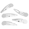 Contour Clips with 18mm Circle Blanks, 10ct. by Bead Landing™